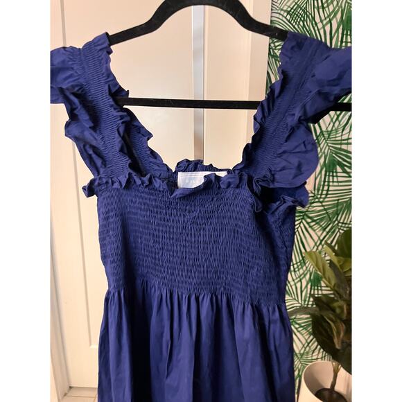 Hill House Home Women's Blue Square Neck The Ellie Nap Dress Size Small - Picture 8 of 10